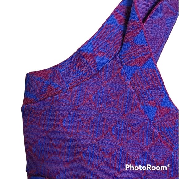 BCBGMAXAZRIA KIANA Geometric Jacquard  Cropped Top Size‎ SMALL - Picture 8 of 12